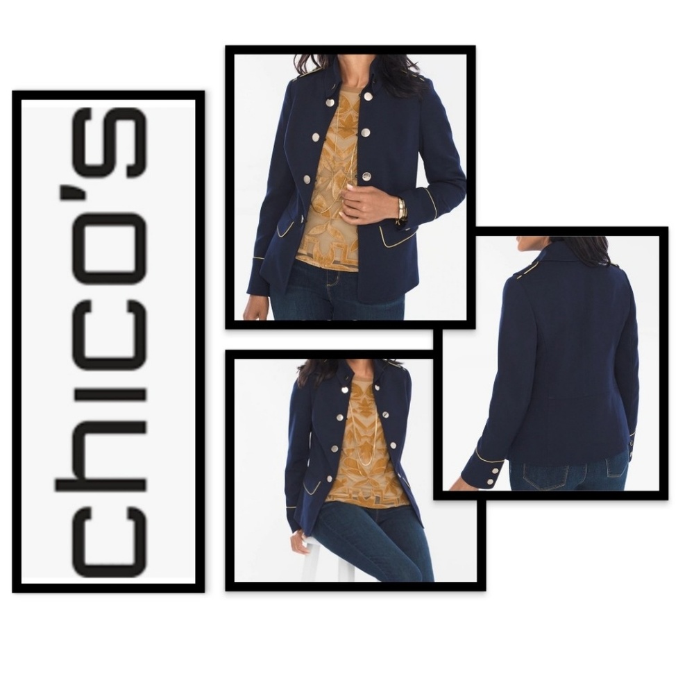 Chico's Military Blazer